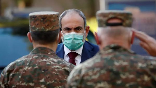 رئيس الوزراء الأرميني نيكول باشينيان في يريفان