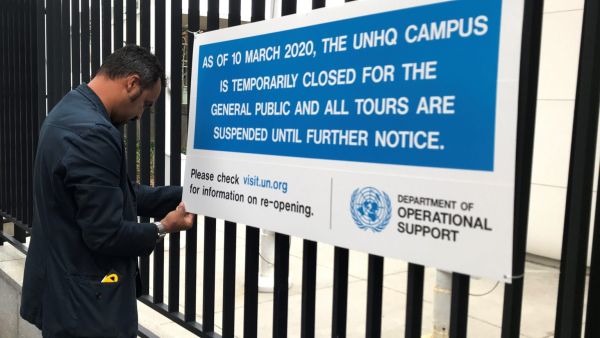 نصف موظفي مقر الأمم المتحدة بنيويورك يعملون من المنازل