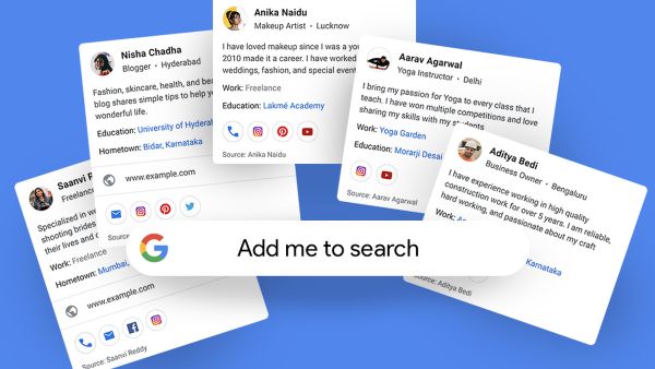 جوجل تختبر نظام بطاقات جديدة للملفات الشخصية العامة للمستخدمين يُسمى People Cards