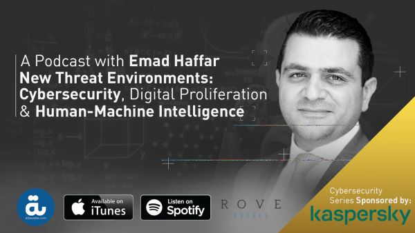 Emad Haffar on the UAE Tech Podcast sponsored by Kaspersky /Al Bawaba