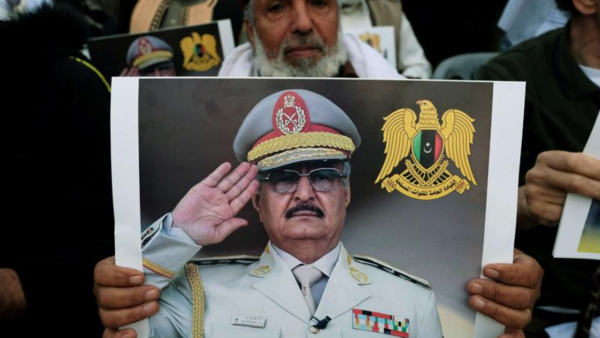In November 2019 pro-Haftar forces claimed to have shot down an Italian drone /AFP