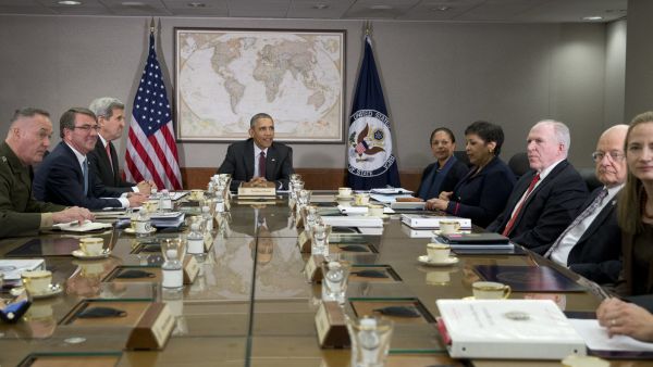 President Barack Obama hosts a meeting of his National Security Council in 2016 /AFP