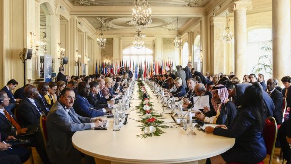Libya's key political players met with global leaders in Palermo, Italy, in 2013 to kickstart a poliical process and elections. Since then little has changed inside the country. /AFP