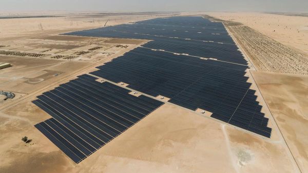 Noor Abu Dhabi is the worlds largest solar panel project /AFP