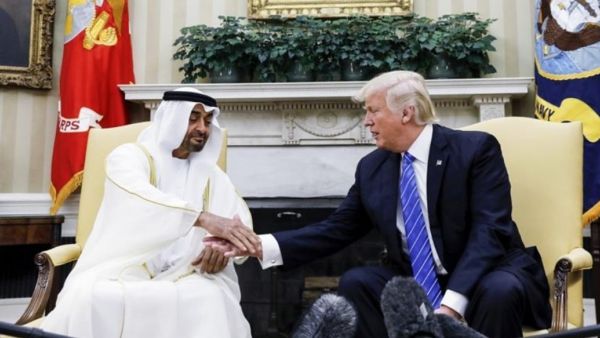 Sheikh Mohammed bin Zayed Al Nahyan and Donald Trump /AFP