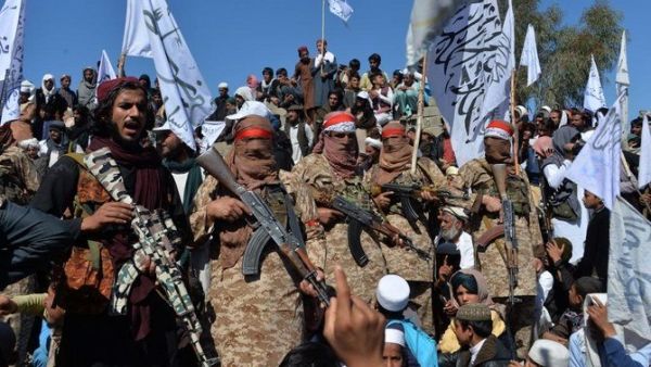 Taliban gathering in Laghman province of Afghanistan, March 2, 2020 /AFP