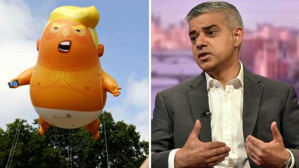 Trump and Sadiq Khan