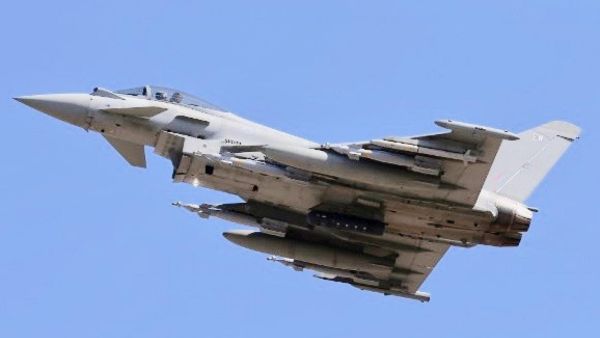 British Royal Air Force Eurofighter Typhoon fighter jet /AFP