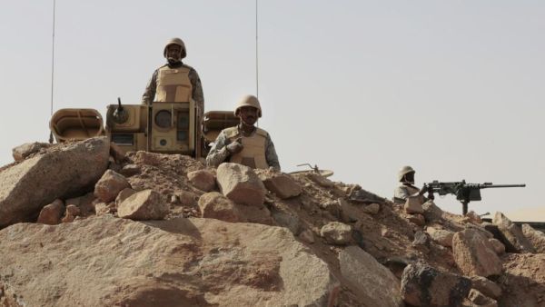 جنود سعوديون على الحدود مع اليمن