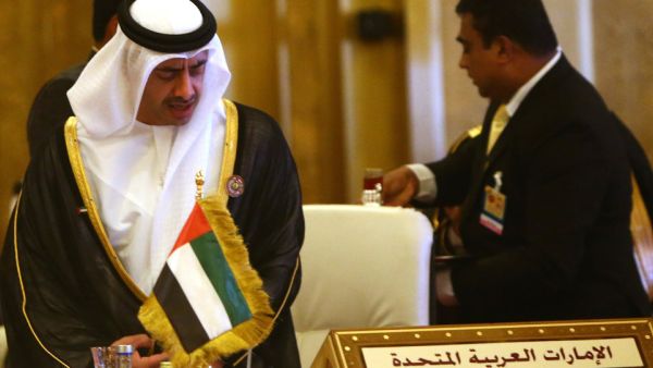 وزير خارجية الإمارات عبدالله بن زايد آل نهيان