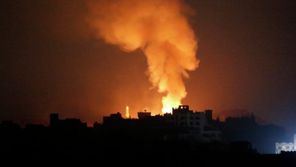 غارات جوية للتحالف العربي بقيادة السعودية