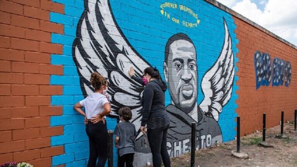  مكان مقتل، الأمريكي من أصول إفريقية، جورج فلويد في مينيابوليس