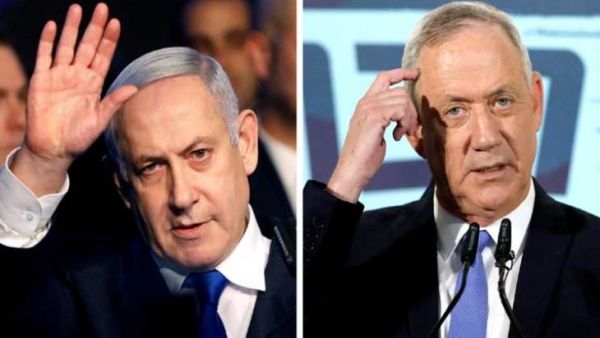 بيني غانتس وبنيامين نتنياهو