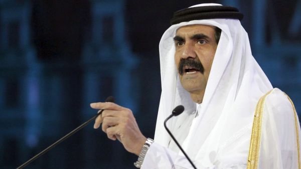 أمير قطر السابق حمد بن خليفة آل ثاني