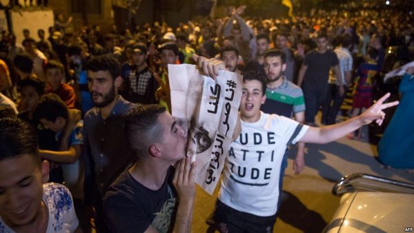 متظاهرون في المغرب