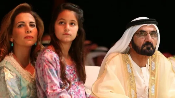 الأميرة هيا بنت الحسين والأمير محمد بن راشد آل مكتوم