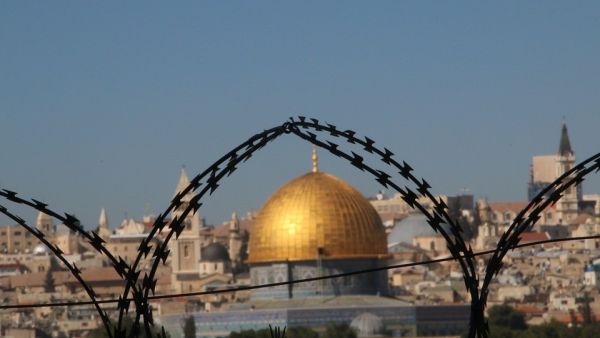  الفيديو سجل أمام برج القلعة داخل باب الخليل في الجهة الشمالية الغربية للبلدة القديمة للقدس