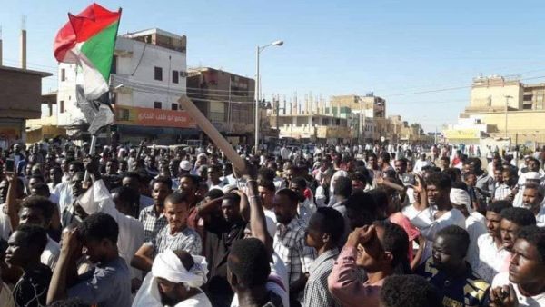 من الاحتجاجات في السودان