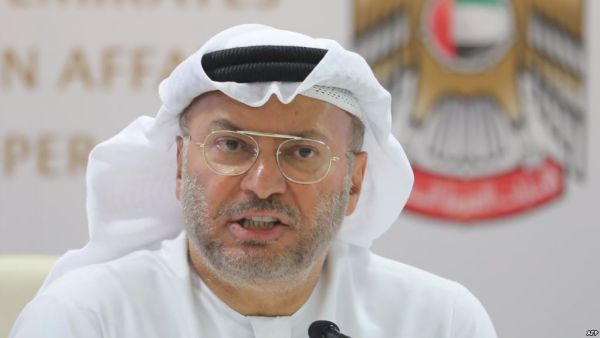 وزير الدولة الإماراتي للشؤون الخارجية، أنور قرقاش