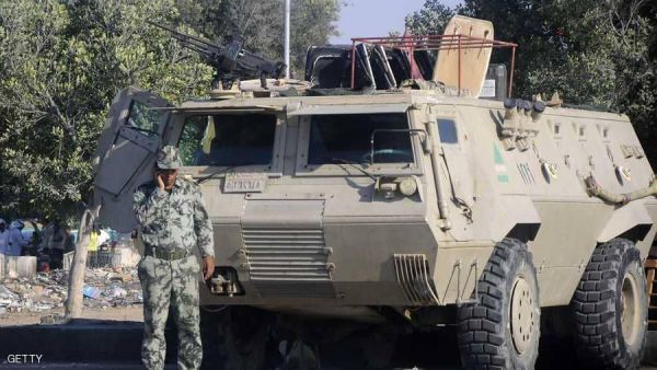 إصابة خمسة مجندين من الشرطة جراء انفجار عبوة ناسفة شمال سيناء