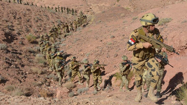 جنود من الجيش المصري في سيناء