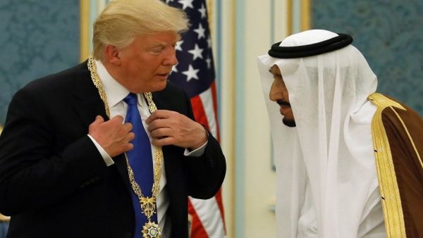 الرئيس الأمريكي دونالد ترامب والعاهل السعودي الملك سلمان بن عبد العزيز