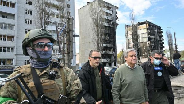 United Nations Head Guterres Arrives in Ukraine