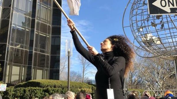 Masih Alinejad, Iranian dissident and anti-mandatory hijab laws activist. (Twitter)