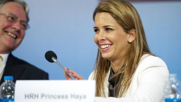 Princess Haya, sister of Jordan's King at the FEI General Assembly 2012 (princesshaya.net)