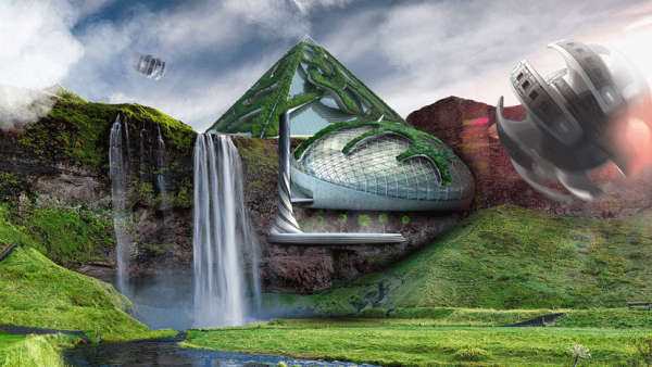 Autonomous shooting travel pods will drop guests off at mesmerising destinations, while miniature eco-systems protected from the elements by bubble-like structures will mirror their surroundings.