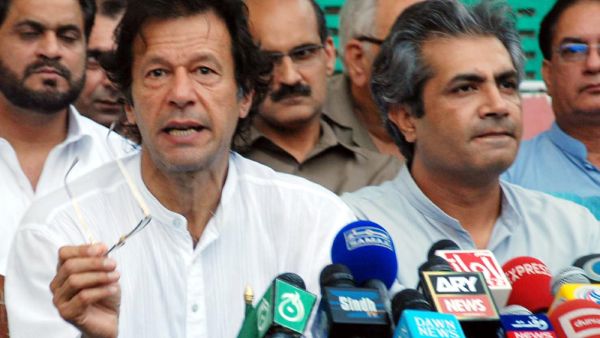 Pakistan Prime Minister Imran Khan speaks during an interview at his residence in Islamabad. Imran has directed Adviser on Finance Dr Abdul Hafeez Shaikh to come up with an economic revival plan completely aligned with the IMF programme so the sluggish economic activities could be kick-started at full pace, sources said.