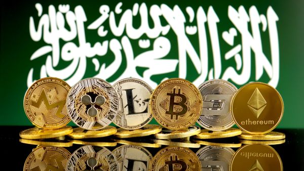 The Singapore-based company uses the Saudi emblem of two crossed swords and a palm tree.