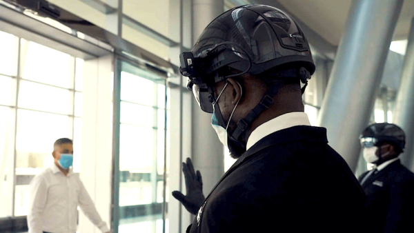 DP World Unit Unveils 'Smart Helmet' to Detect COVID-19
