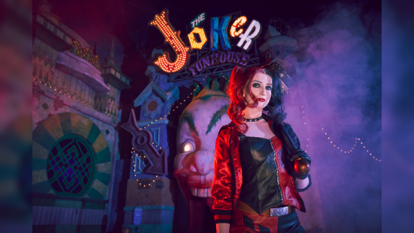 Harley Quinn at Warner Bros. World™ Abu Dhabi. Women of Warner’s Halloween Edition Comes to Warner Bros. World™ Abu Dhabi on October 26