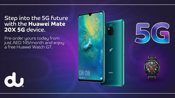 du is inviting new and existing customers to pre-order the 5G-enabled Huawei Mate 20 ahead of the device’s July 18 launch