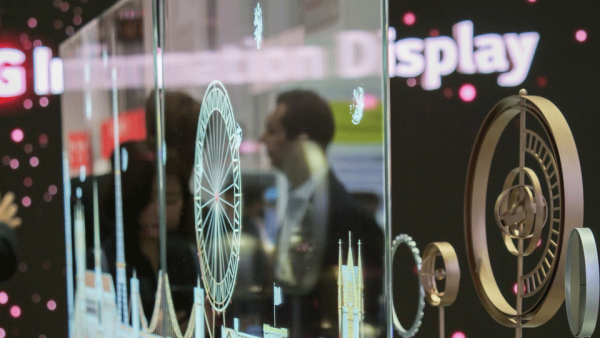 LG Transparent OLED Signage