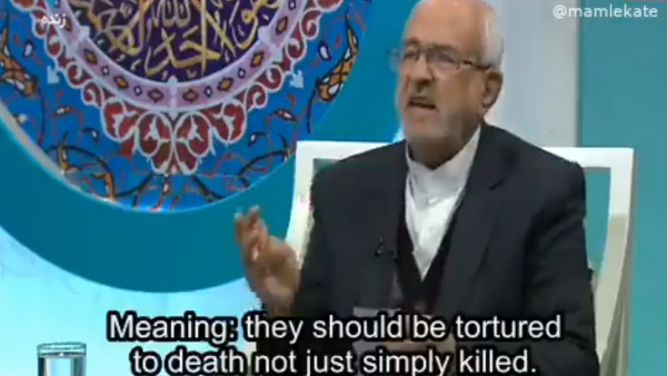 Quran expert urges torture of Iranian protesters
