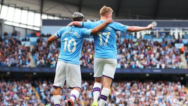 دي بروينه وأغويرو يقودان سيتي لفوز مريح