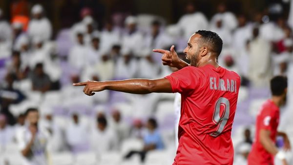 العربي يحتفل بهدفه