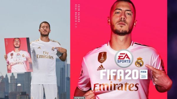 هازارد على غلاف لعبة فيفا 20