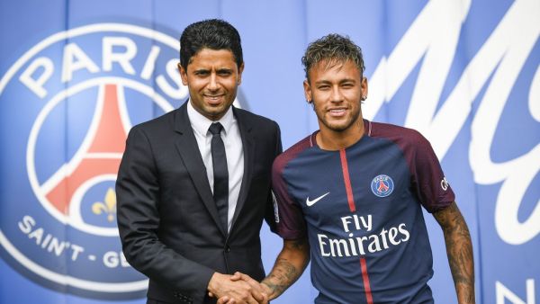 Al-Khelaifi and Neymar