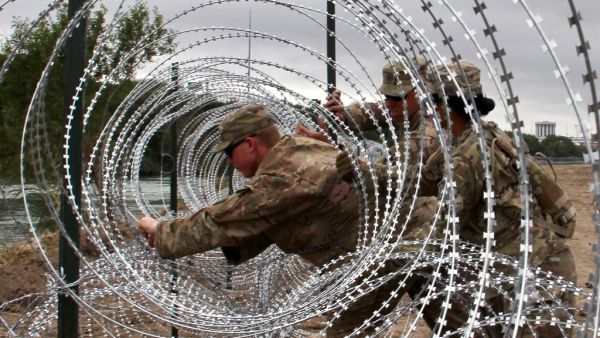 US President Donald Trump said on April 24, 2019, the US is sending armed soldiers to the southern border after Mexican soldiers "pulled guns" on US troops. (AFP/ File Photo)