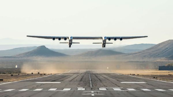 Stratolaunch, the world's largest airplane with a 385-foot wingspan. (AFP/ File Photo)