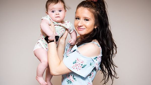 Beth Martin (pictured middle), 18, from St Anne's, Blackpool was stunned when she went into labour during riot training as she had no idea she was even pregnant. (Daily Mail)