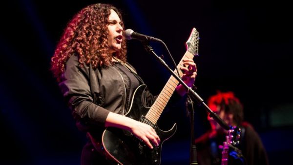 Massive Scar Era’s vocalist, Cherine Amr. (Daily News Egypt)