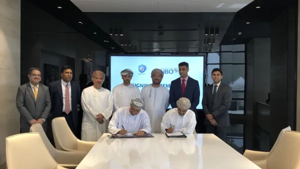 وقع البنك الوطني العُماني والشركة العُمانية العالمية للتنمية والاستثمار ’أومنفست‘ اتفاقية تسهيل ائتماني طويل الأجل بقيمة 80 مليون ريال عُماني.