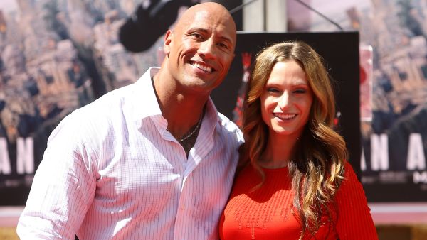 دواين جونسون وزوجته