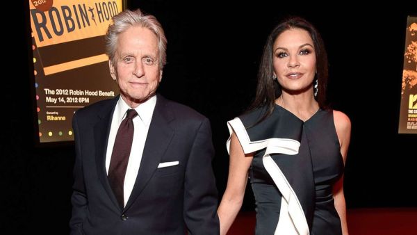 كاثرين زيتا جونز ومايكل دوغلاس