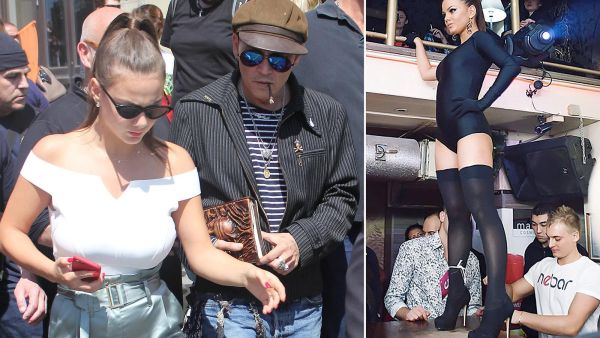 جوني ديب وحبيبته بولينا غلين