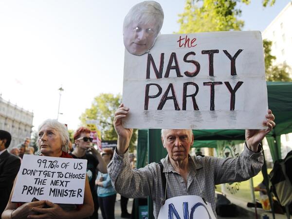 On the eve of the announcement of the winner of the Tory leadership contest and who will become Britain's new prime minister.  Tolga AKMEN / AFP